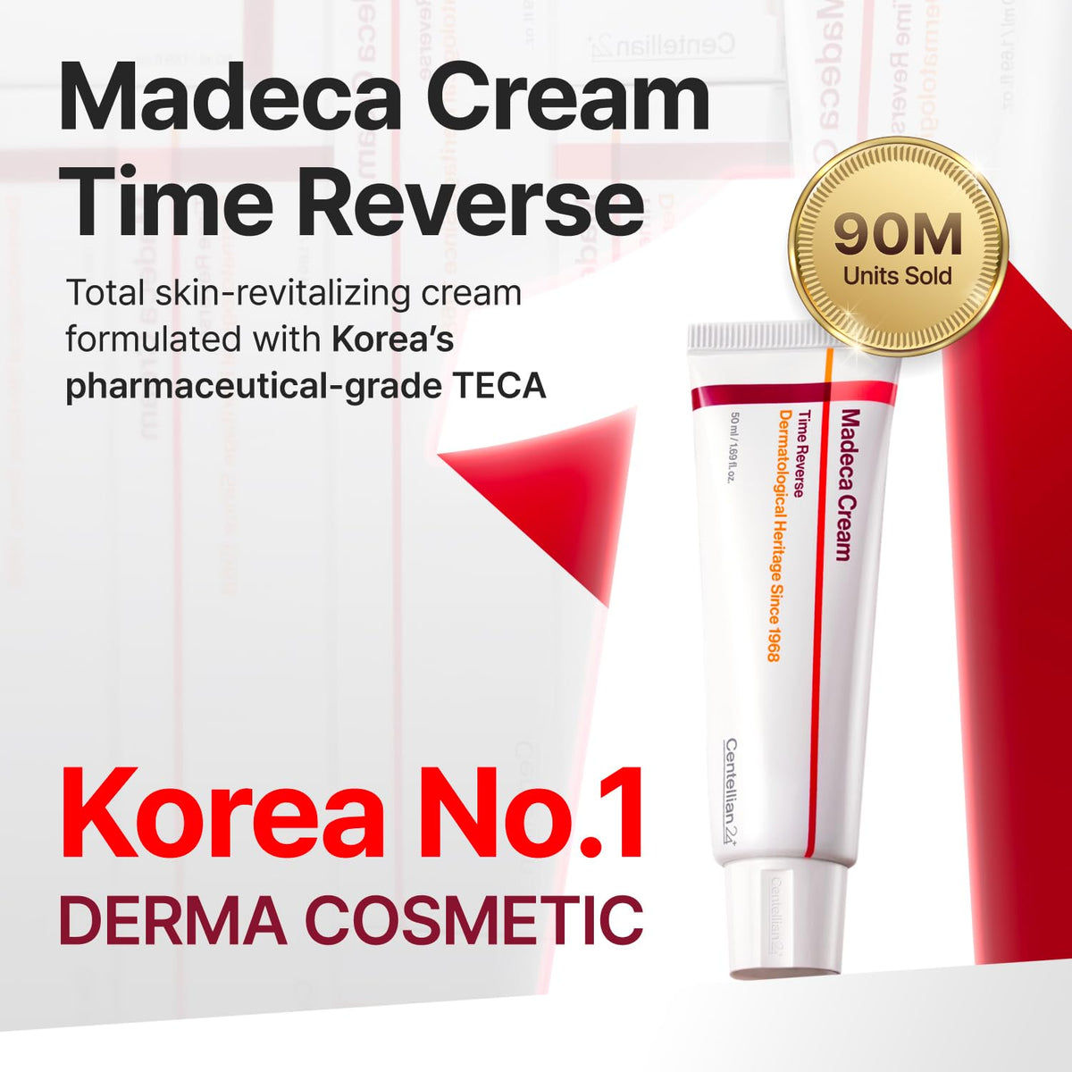 Centellian24 Madeca Cream Time Reverse — Two 50ml Tubes