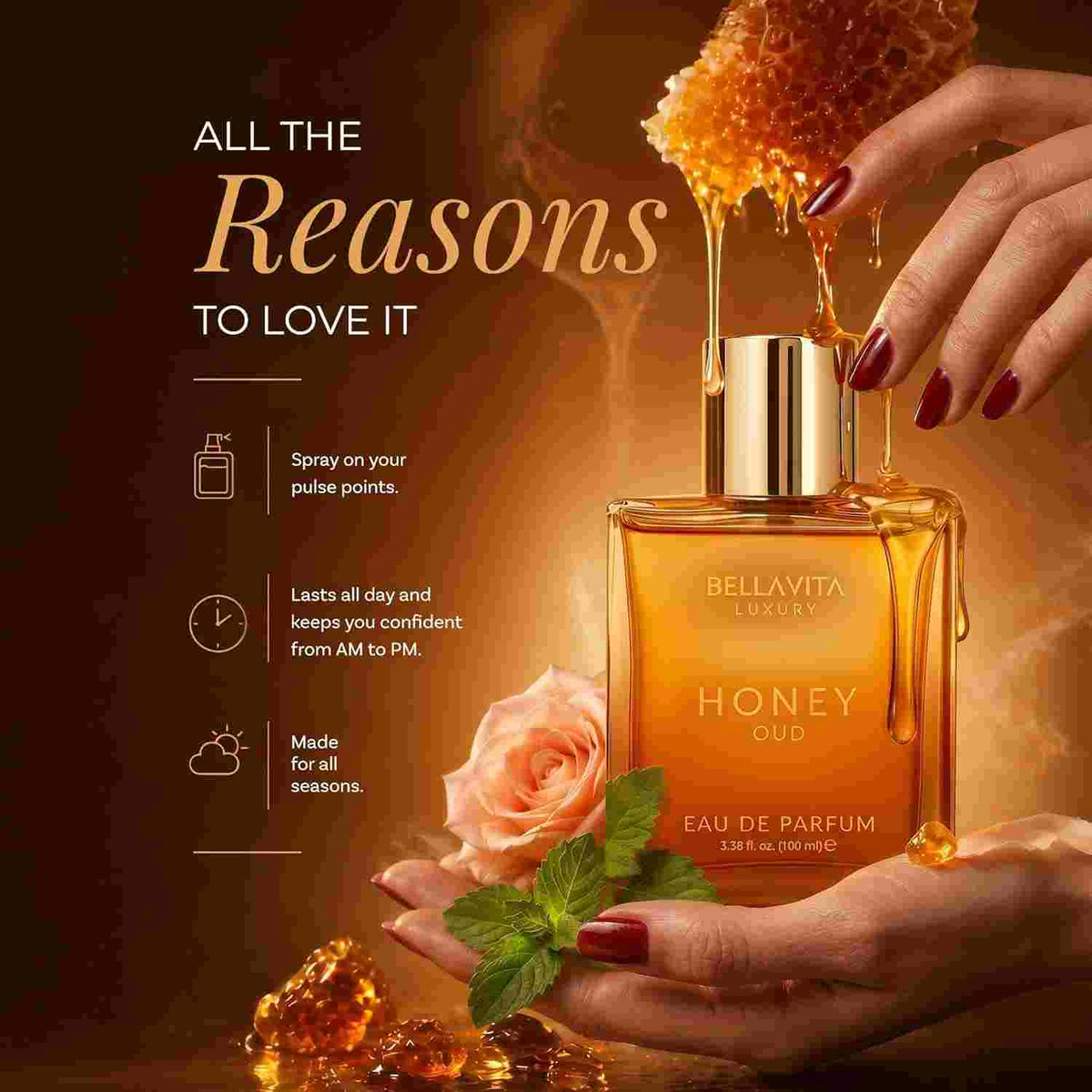 Bella Vita Honey Oud Eau de Parfum — 100ml