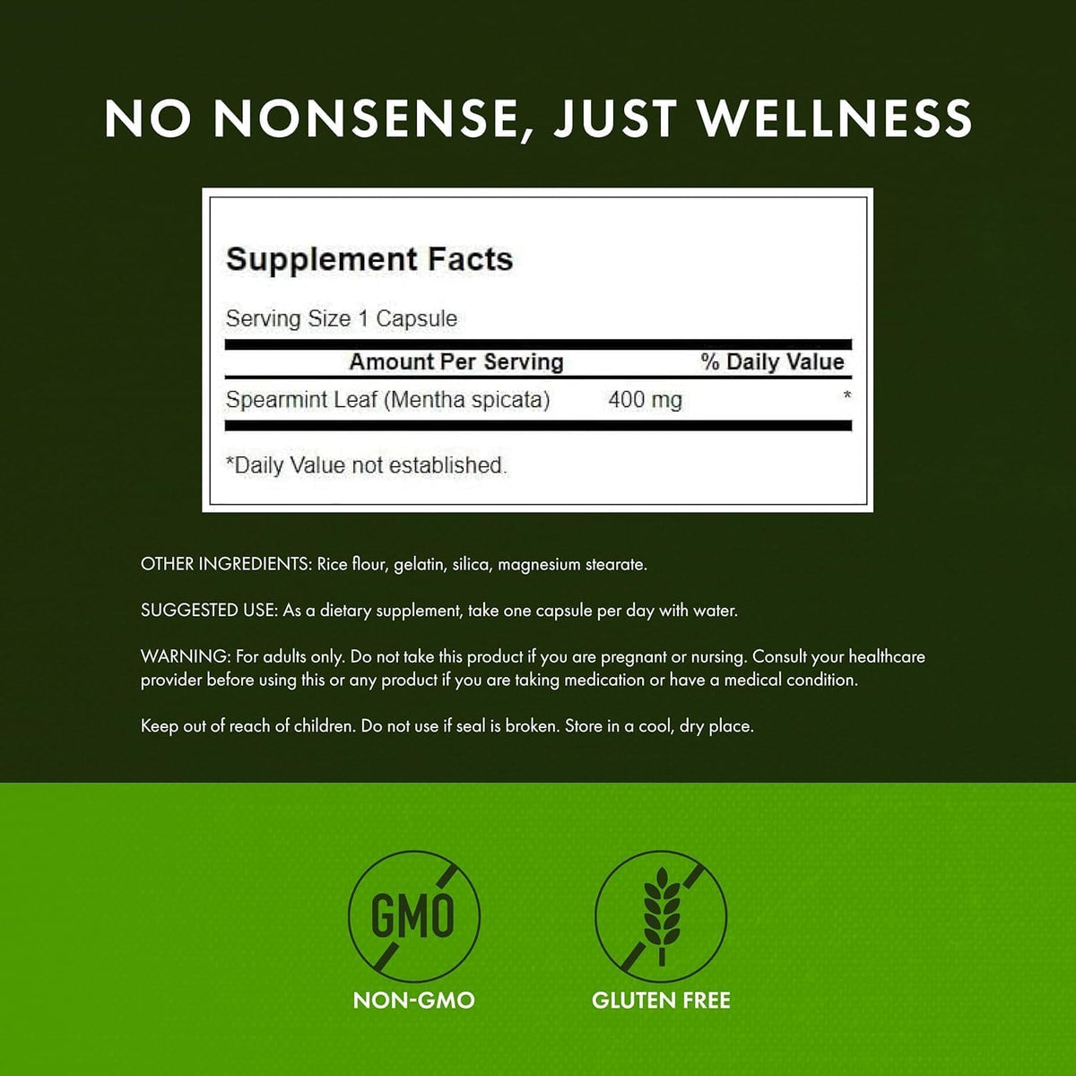 Support Hormonal Balance Naturally With Spearmint Leaf Capsules