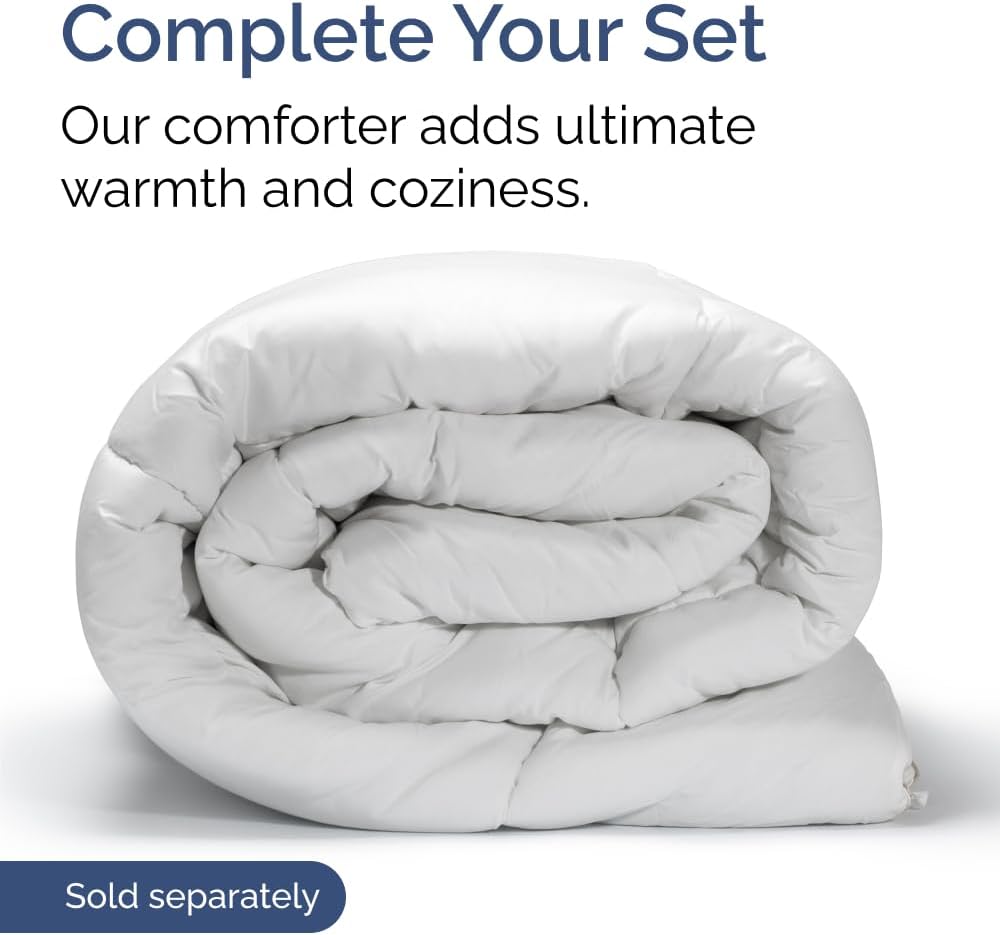 4-Piece Bedding Sheet Set – Ultra-Deep Snug Fit For Sweat-Free Cooling Comfort