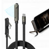 240W Fast Charging Cable with Built-in Foldable Phone Stand