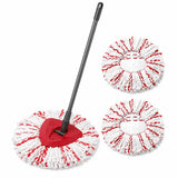 1 Handle + 2 Mop Heads