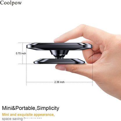 Ultra-Strong N52 Magnetic Alloy Car Phone Mount with 360° Rotation