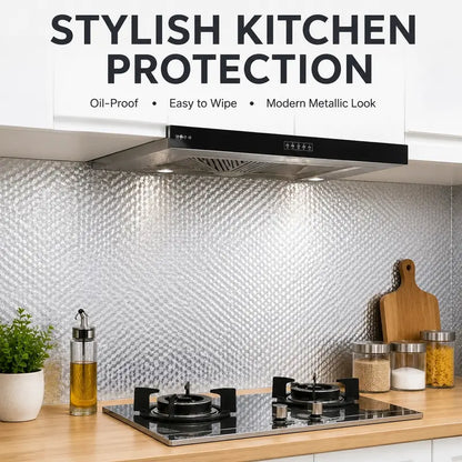 Oil-Proof Heat-Resistant Kitchen Aluminum Foil Sticker | Buy 1 Get 1 Free