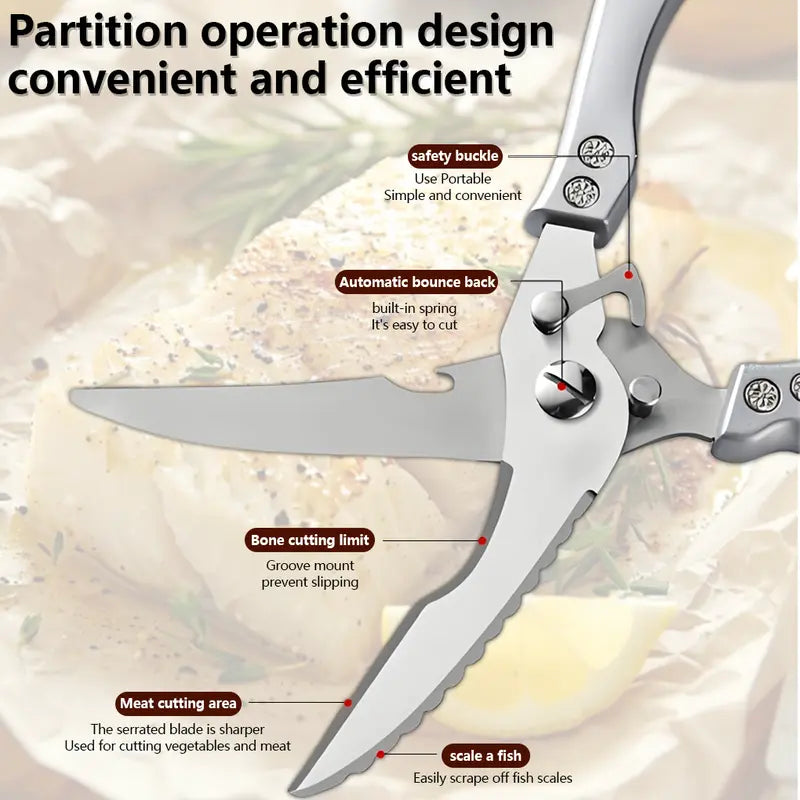Stainless Steel Kitchen Shears — Two-Piece Standard & Ultra Sets — source gallery